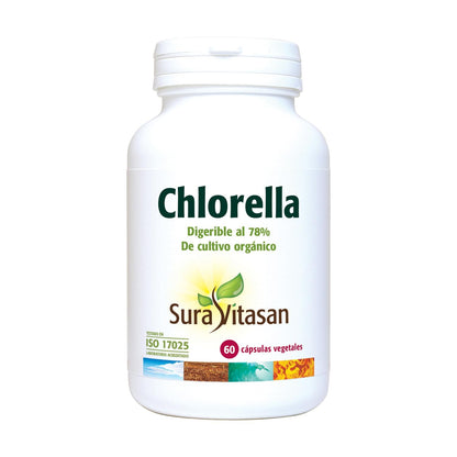 Clorela 455mg 60 Cápsulas Sura Vitasan