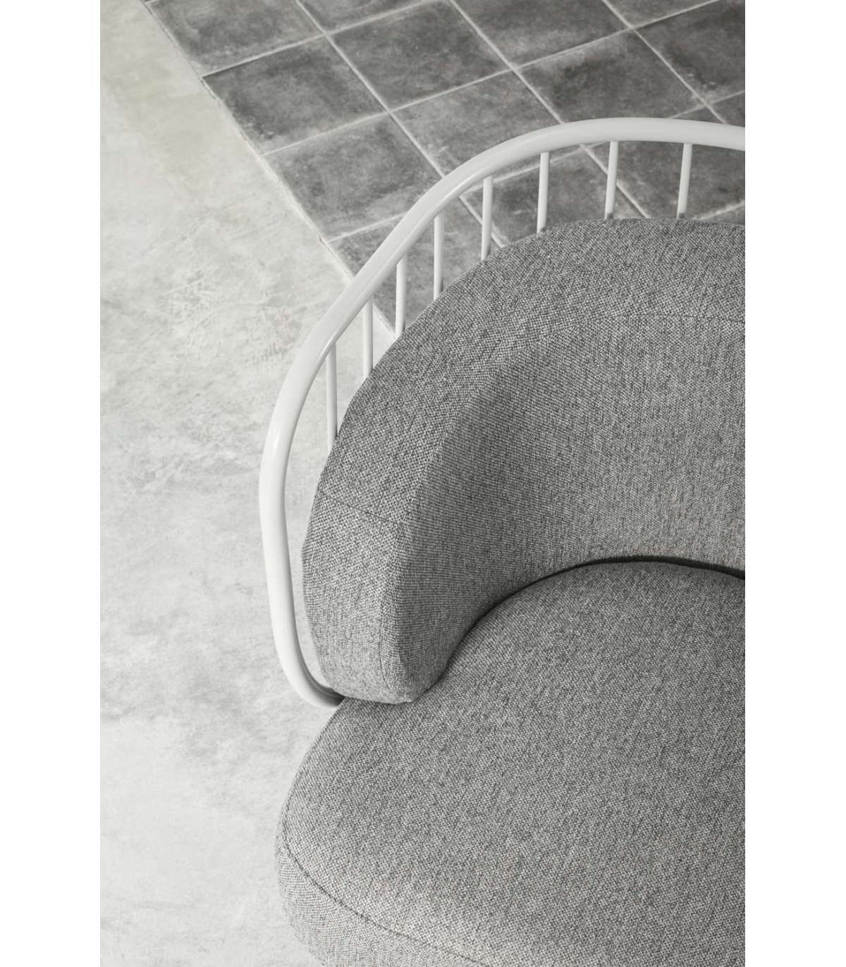 Butaca Modelo Nabi Acabado Metal Crema, 65cm(ancho) 80cm(alto) 64cm (largo)_2