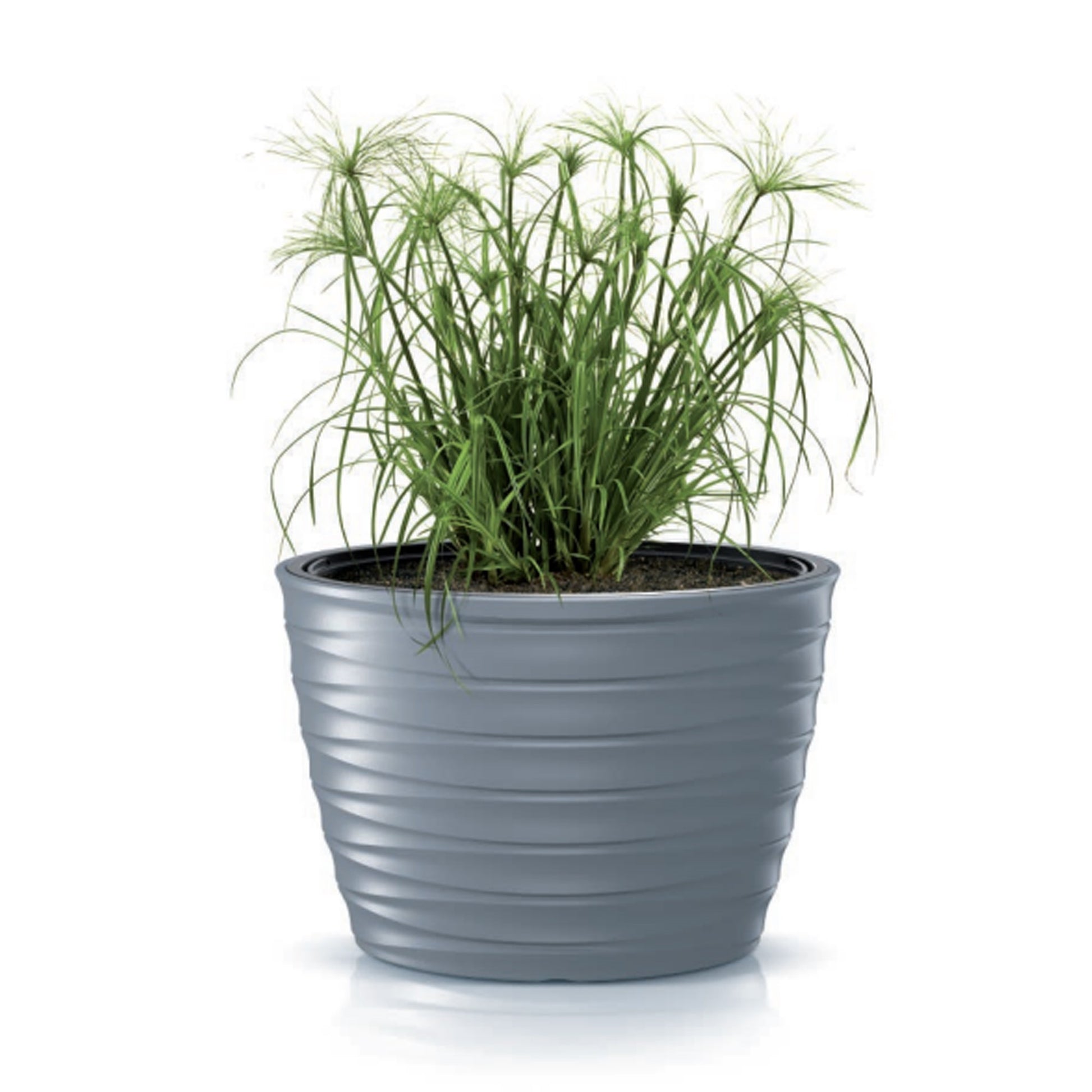 Maceta Freze - Oval 55l., Con Depósito, Dimensiones (mm) 593x393x420, Color Antracita_3