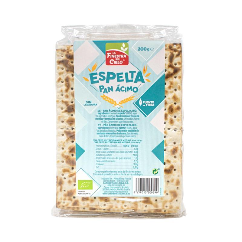 Pão de Espelta Sem Fermento Biológico La Finestra Sul Cielo 200 g