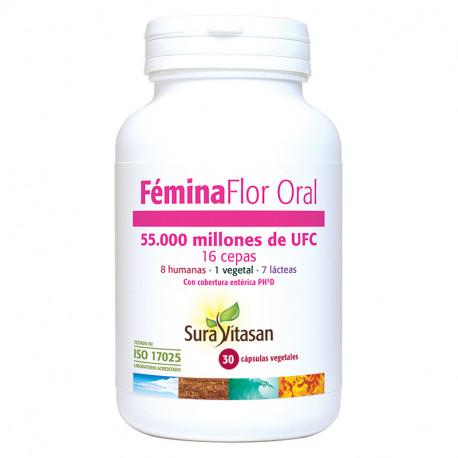 Femina Flor Oral 55.000 milhões 30 cápsulas Sura Vitasan