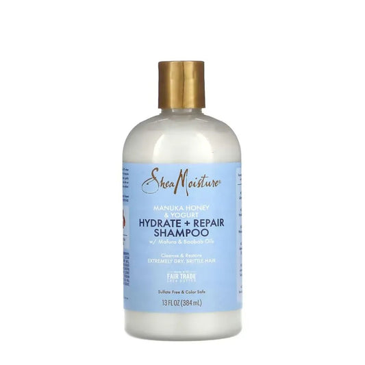 Shea Moisture Yogurt Hydrate And Manuka Honey + Repair Shampoo 384ml_0