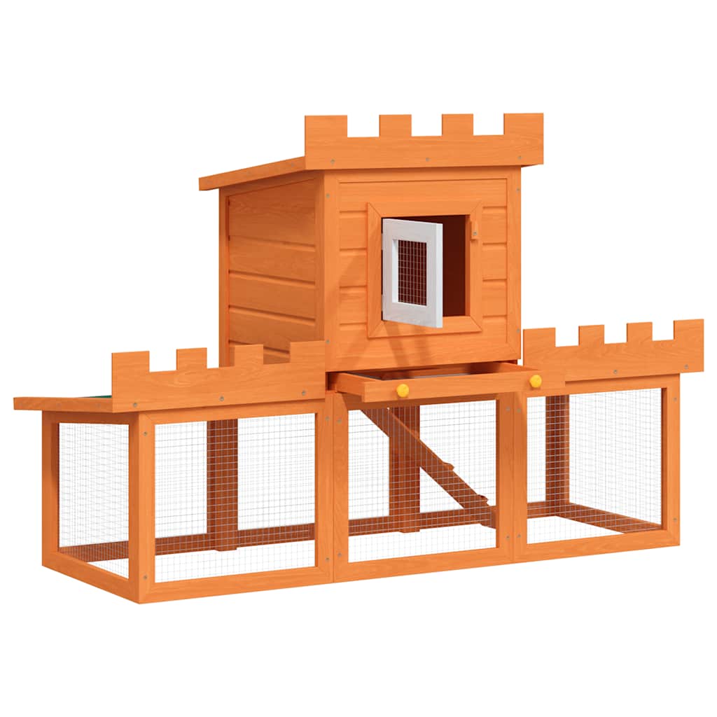 Casa Grande De Animales Jaula Conejera De Madera_2