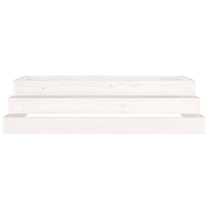Jardinera Madera Maciza De Pino Blanco 110x110x27 Cm_4
