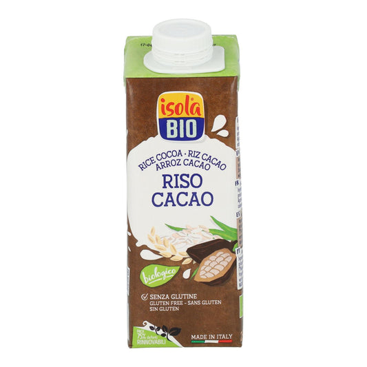Mini Bebida de Arroz com Cacau Biológico Isola Bio 250 ml