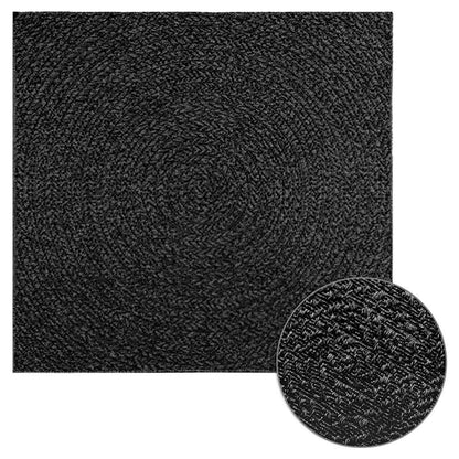 Vidaxl Alfombra Zizur Apariencia Yute Interior Exterior Antracita_0