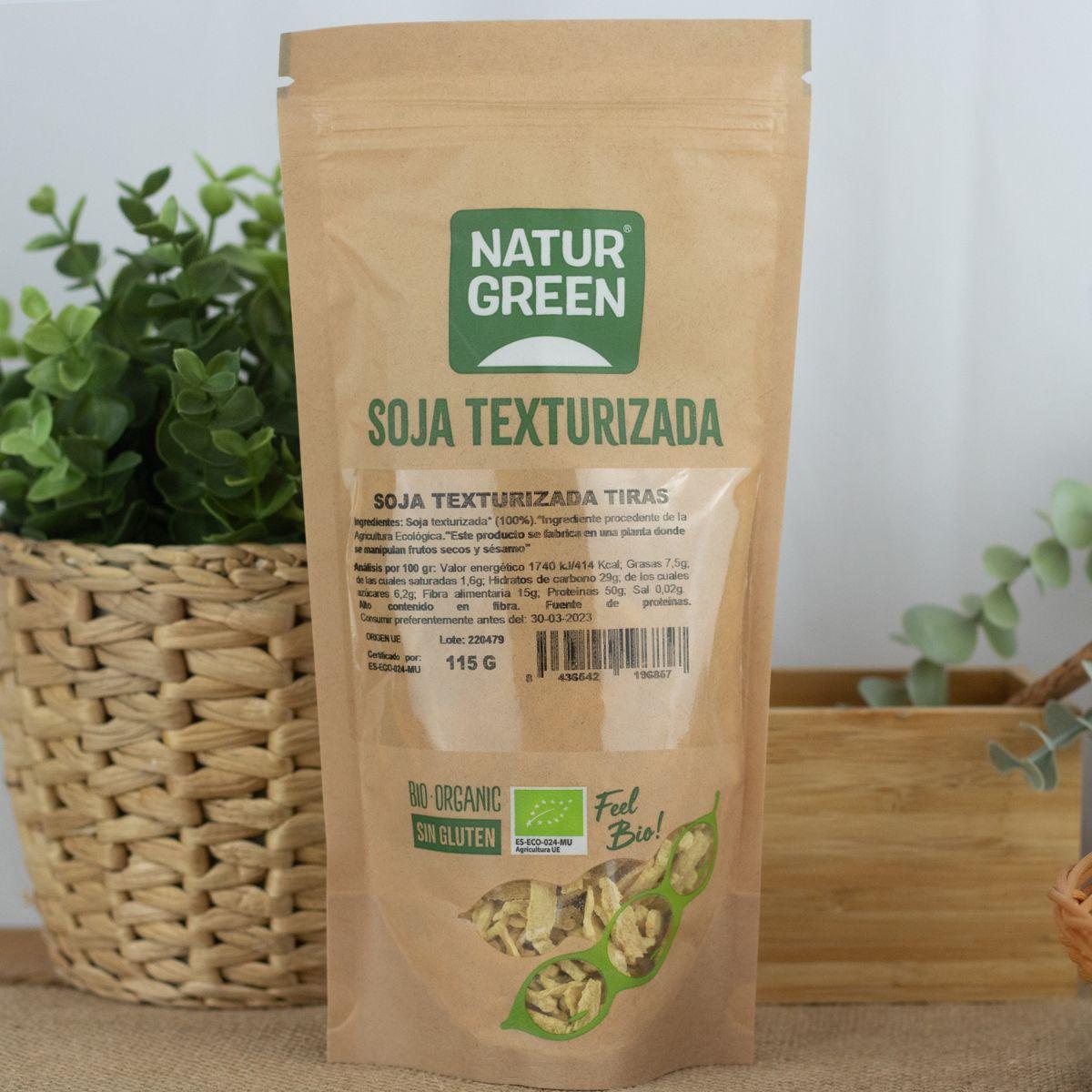 Tiras de Soja Texturizadas Orgânicas NaturGreen 115 g