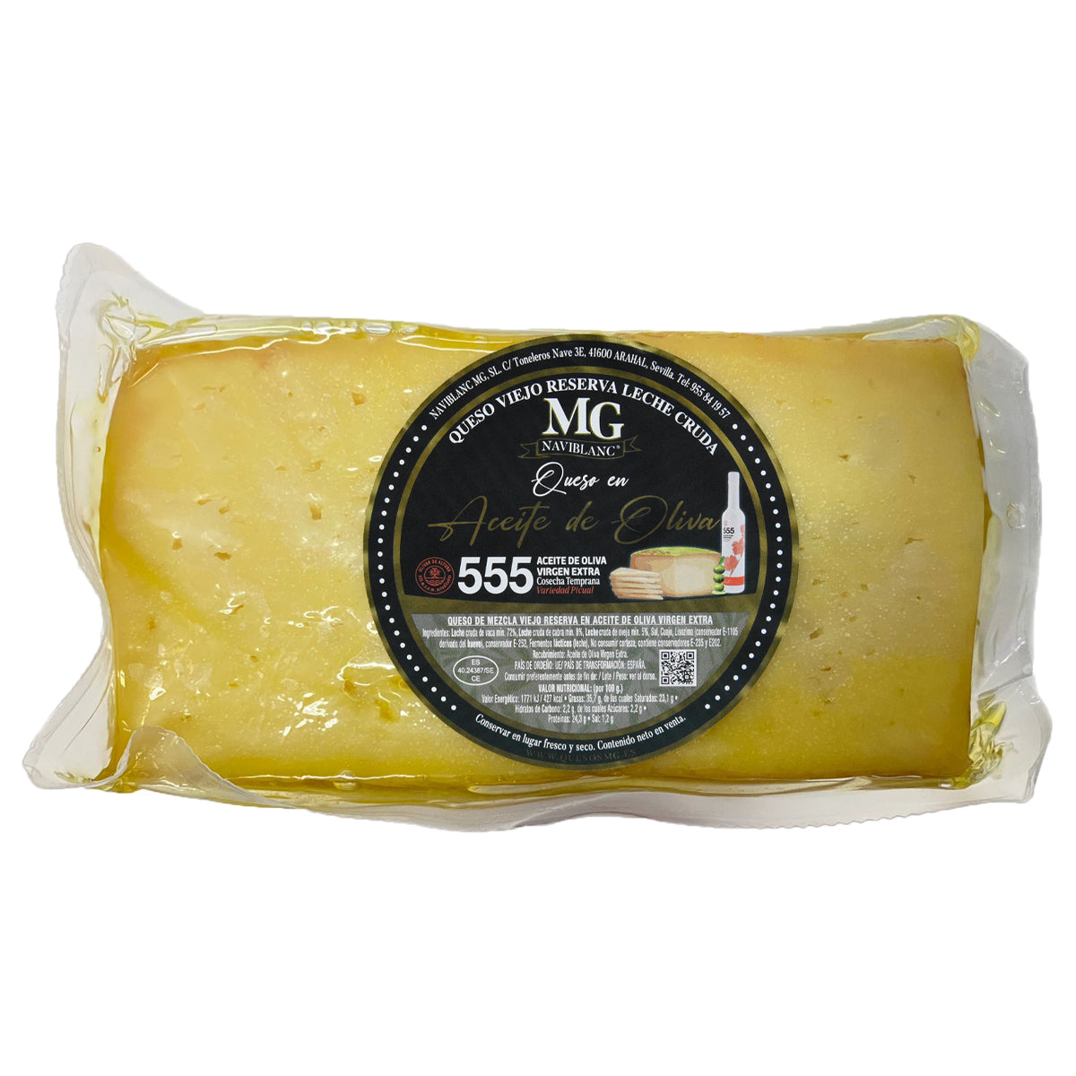 Queso Curado En Aceite 555 Viejo Reserva Mg 1/2 (1,6 / 1,7 Kg)_0