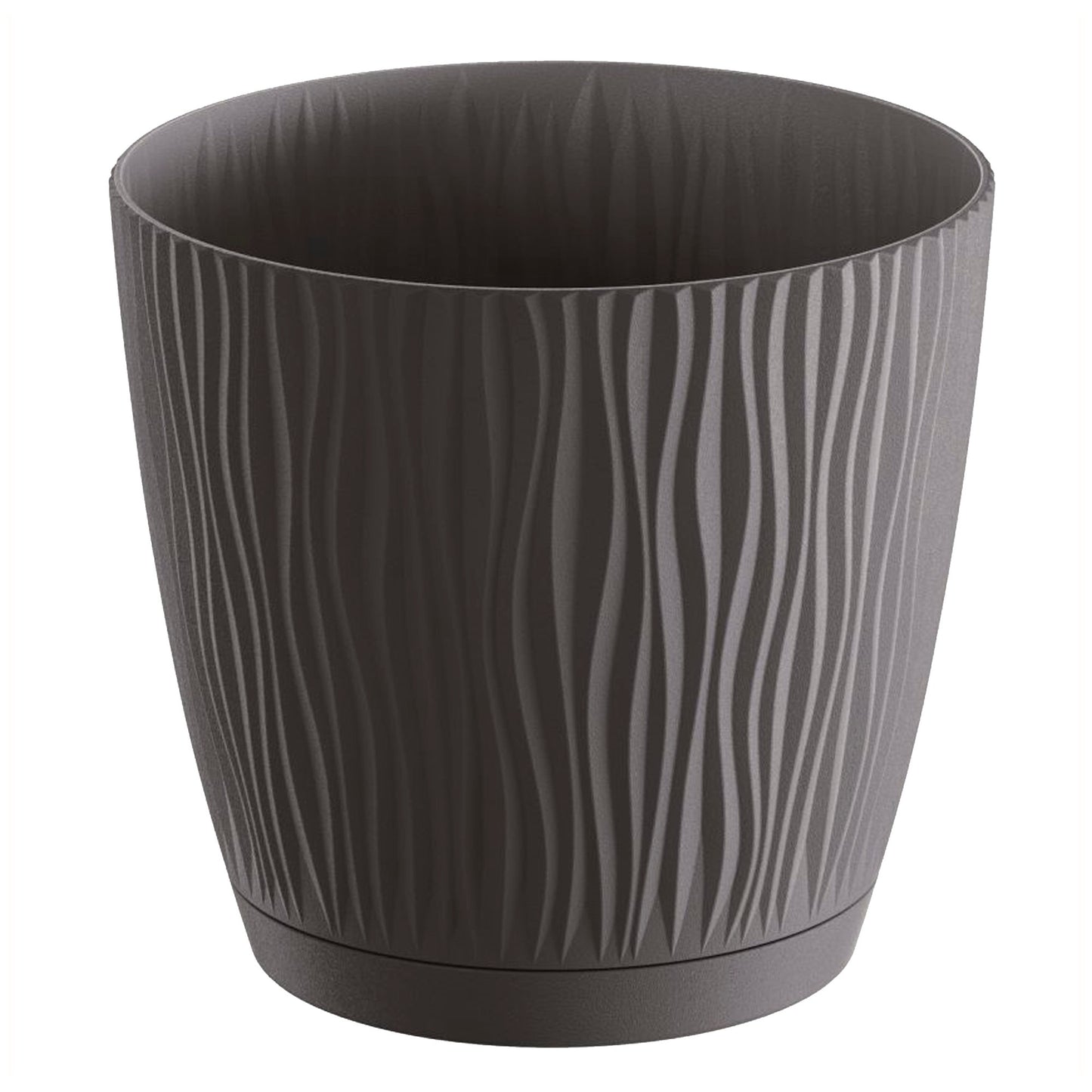 Maceta Sandy P, Dimensiones (mm) 239x239x225, Color Antracita_0