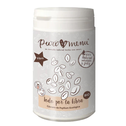 Suplemento de casca de psílio orgânico All for Fiber para cães e gatos Puromenu 150 g
