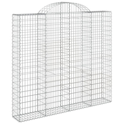 Cestas De Gaviones 5 Uds Forma De Arco Hierro 200x50x180/200 Cm_2