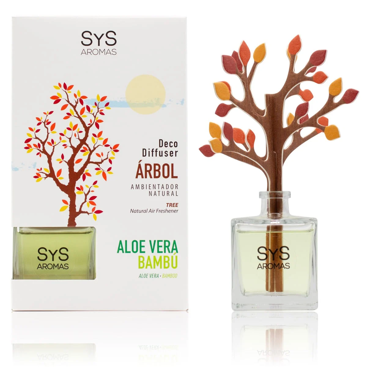 Difusor de Varillas Aloe Vera y Bambú 90 ml | Aroma Fresco Natural | Mikado Hogar | Ambiente Relajante_1