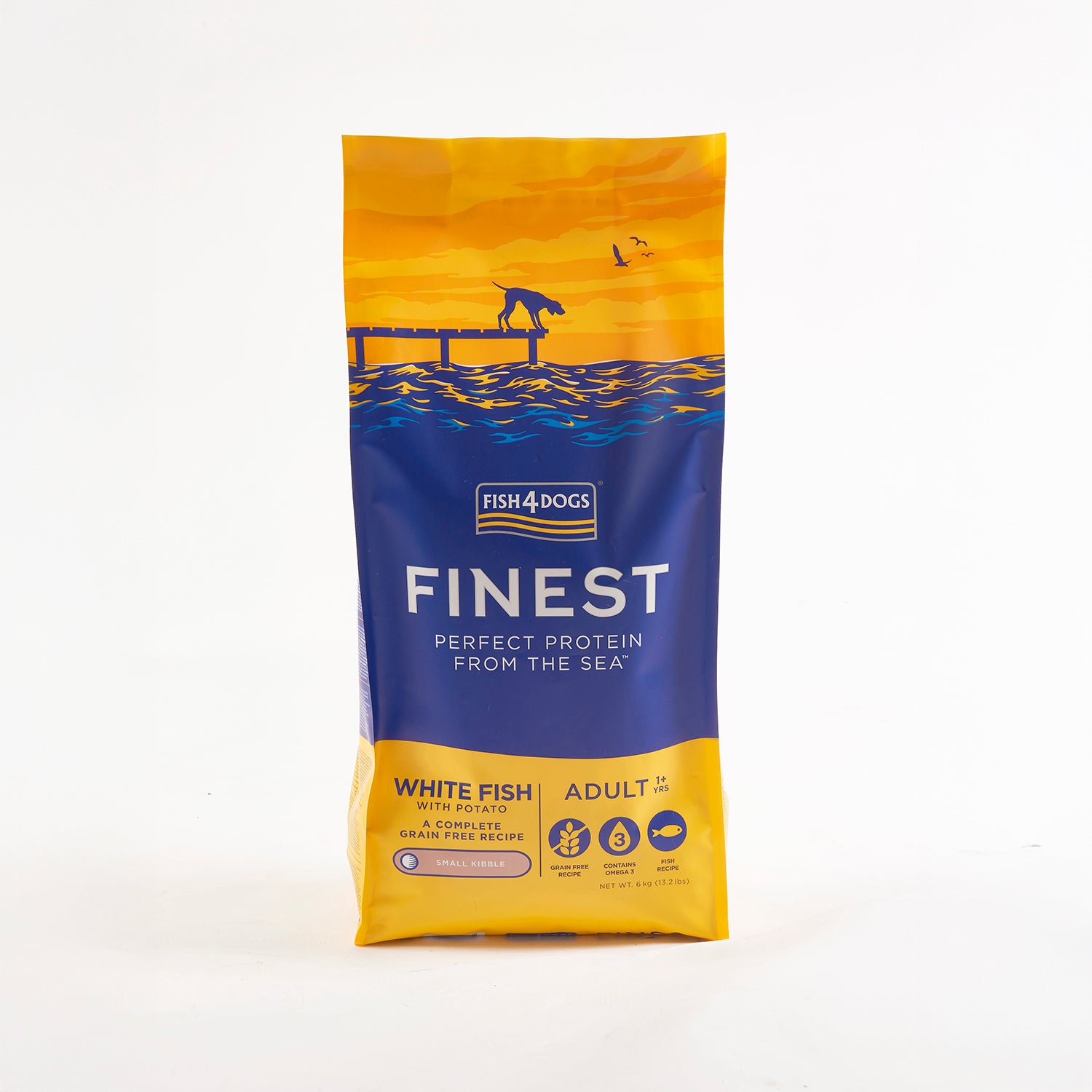 Fish4dogs Pienso Razas Pequeñas Sin Cereales – Pescado Blanco Y Patata 6 Kg_0