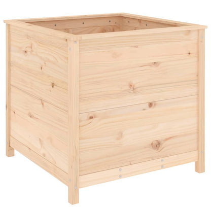 Jardinera Madera Maciza De Pino 82,5x82,5x78 Cm_5