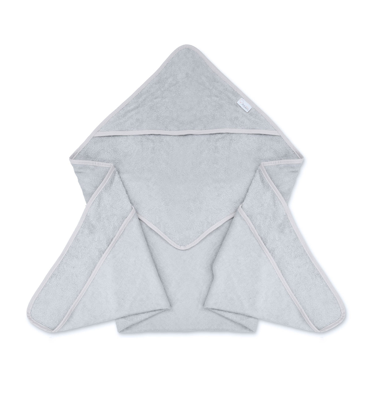 Capa De Baño 90% Rizo Bambú 80x80 Boho Grey_2
