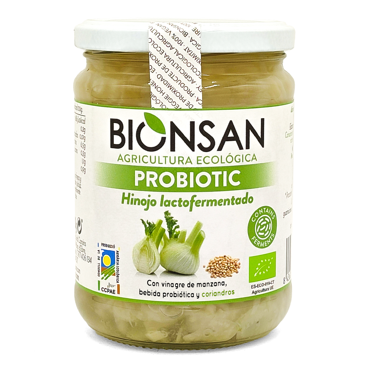 Hinojo Fermentado Con Coriandros Eco Bionsan 420gr_0