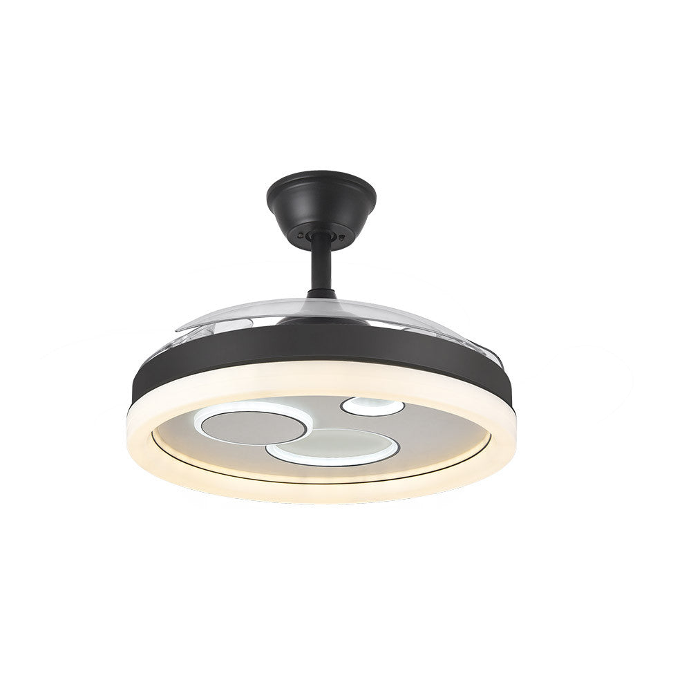 Ventilador Dc Turia 72w 6120lm Negro/blanco 3 Asp.desp. 32/47x50/110d. 3 Colores C/remoto+temporizador+memoria_3