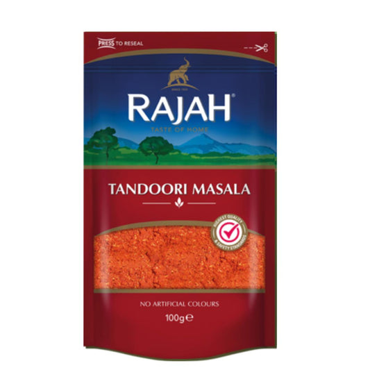 Mistura de tempero indiano Tandoori Masala, Rajah 100g