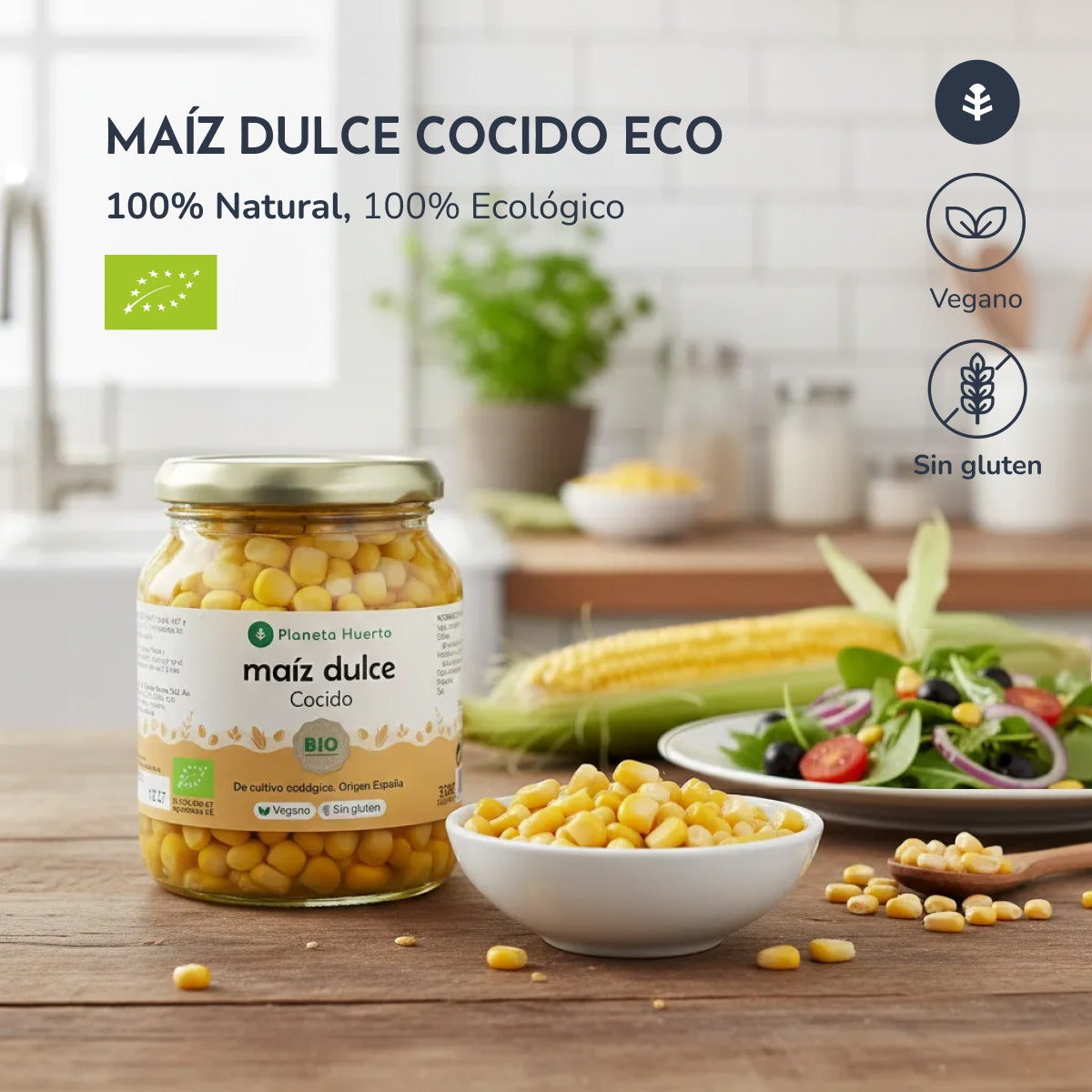 Milho doce ECO Planeta Huerto 340 g