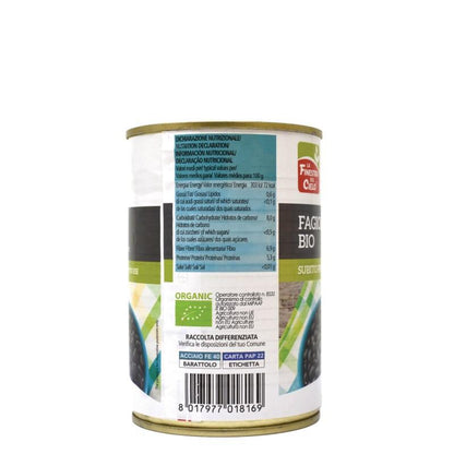 Feijão preto enlatado La Finestra Sul Cielo 400 g