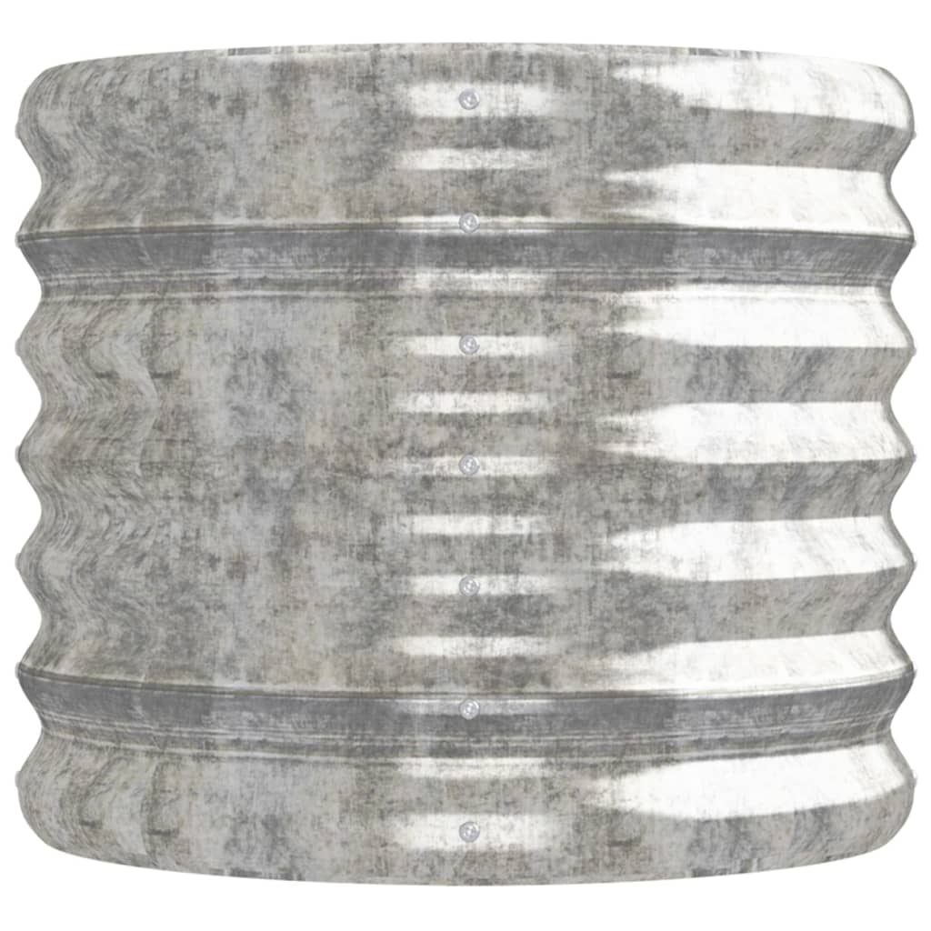 Jardinera Arriate Acero Galvanizado Plata 152x40x36 Cm_3