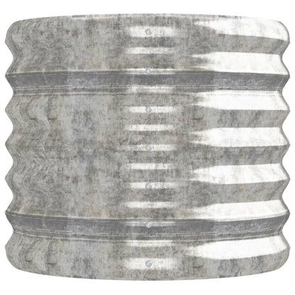 Jardinera Arriate Acero Galvanizado Plata 152x40x36 Cm_3