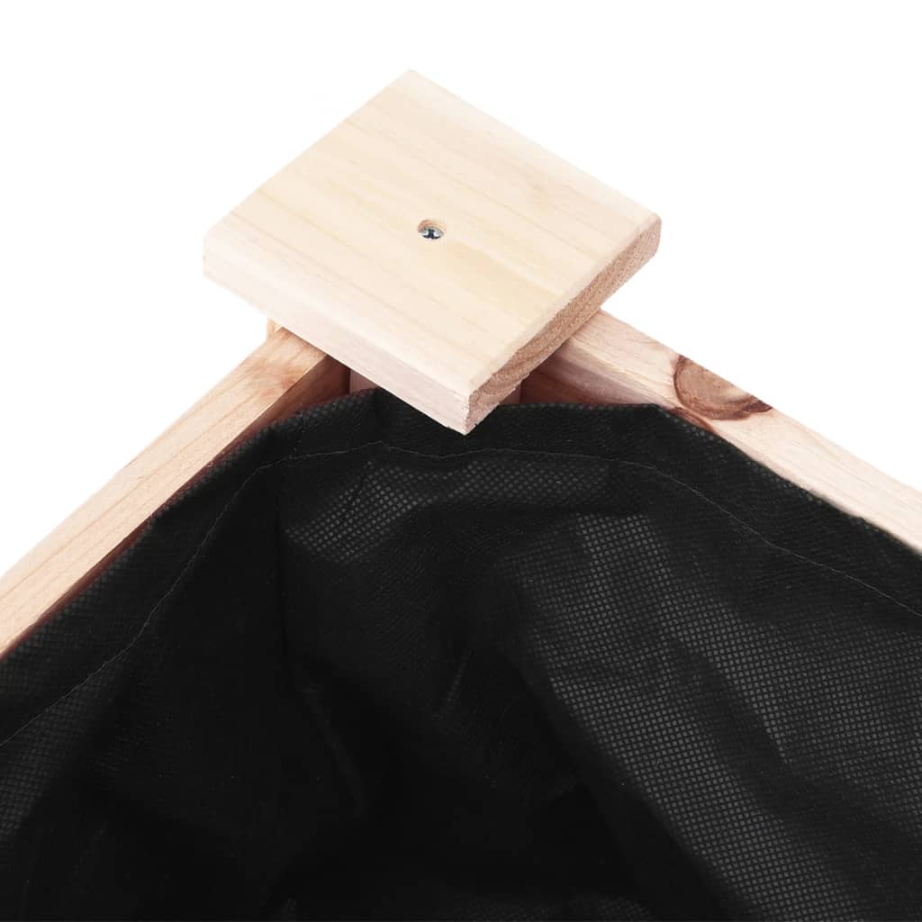 Jardinera Con Forro Interior Madera Maciza De Abeto 71x37x76 Cm_5