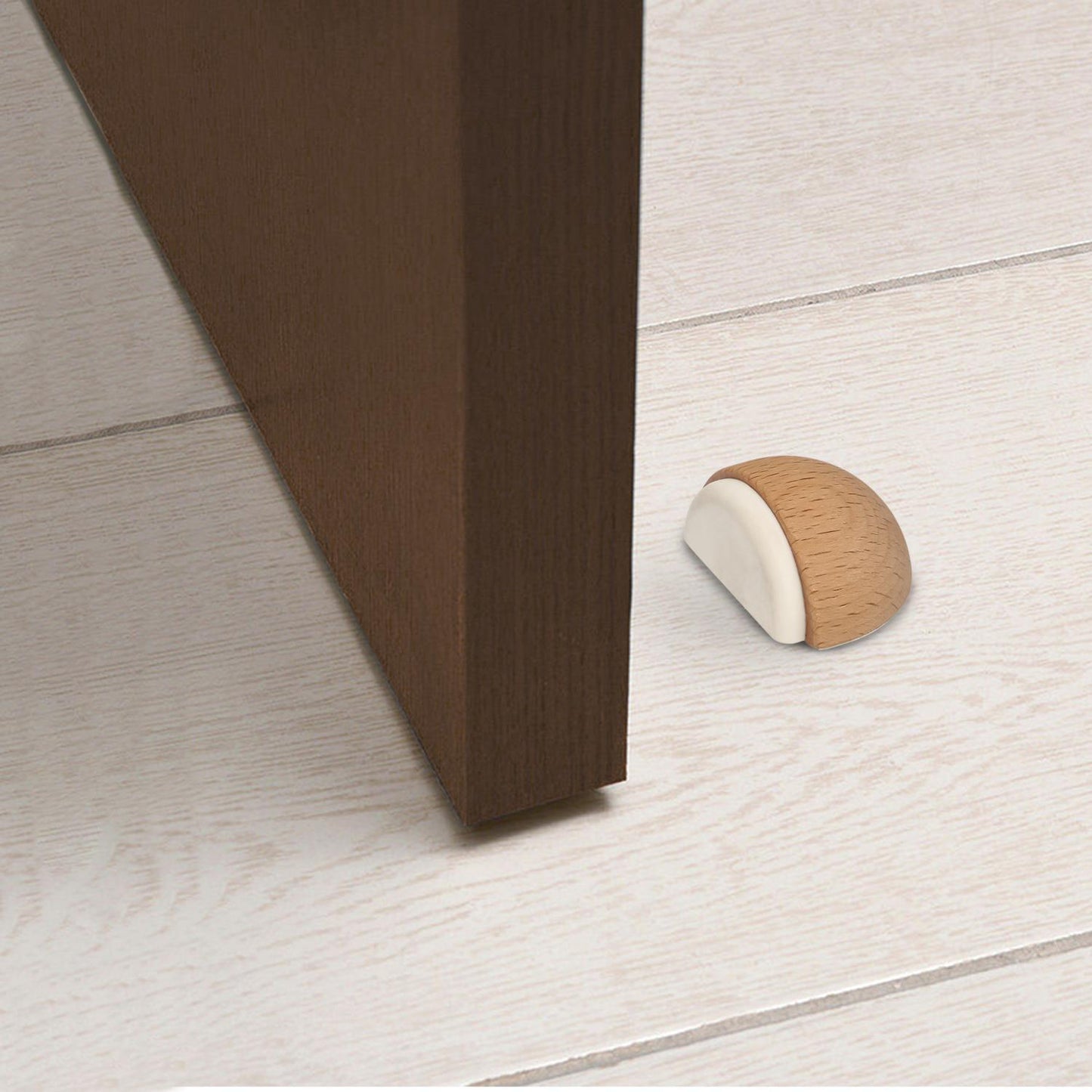 Tope Puerta Adhesivo Madera Media Luna Roble_2