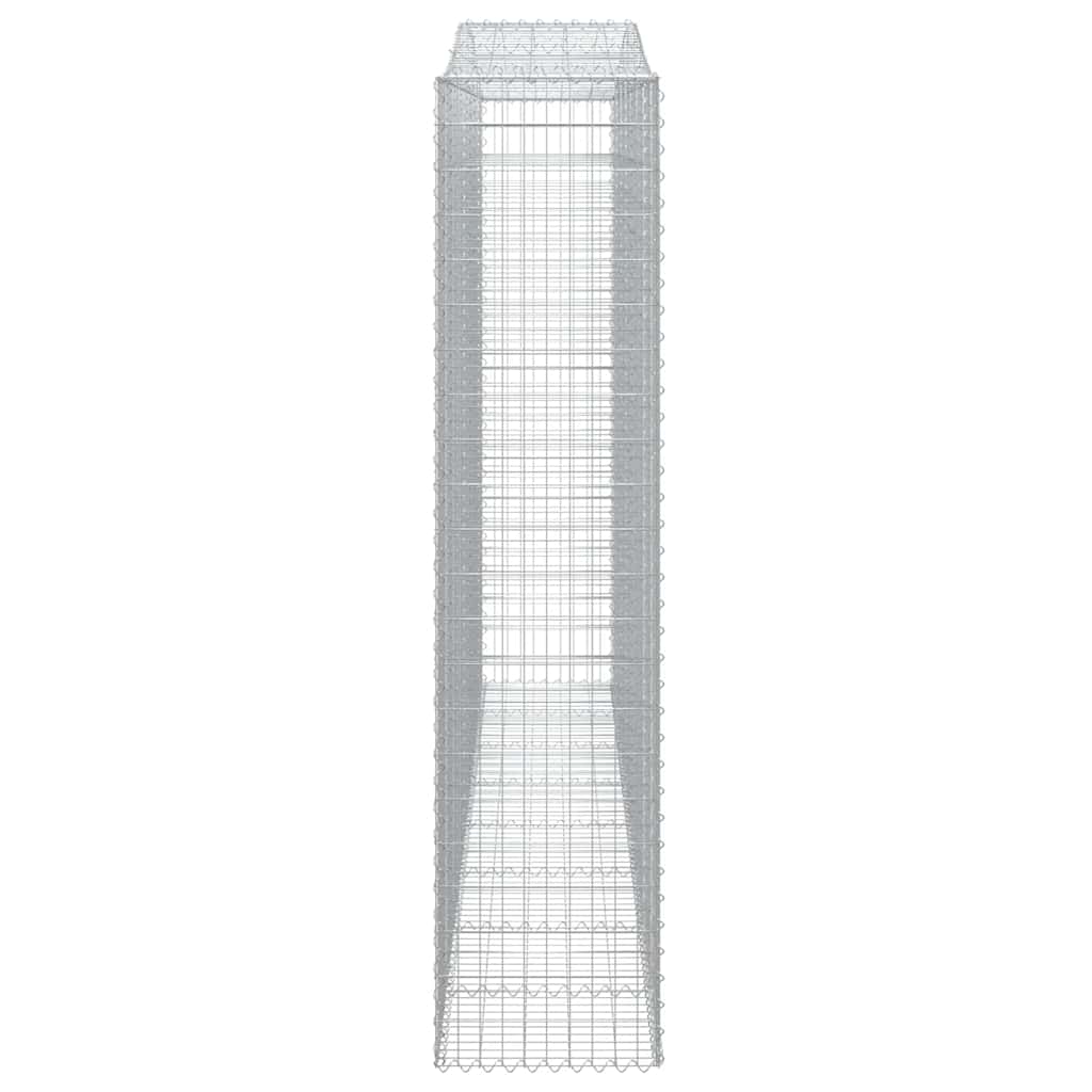 Cestas De Gaviones 6 Uds Forma De Arco Hierro 400x50x220/240 Cm_4