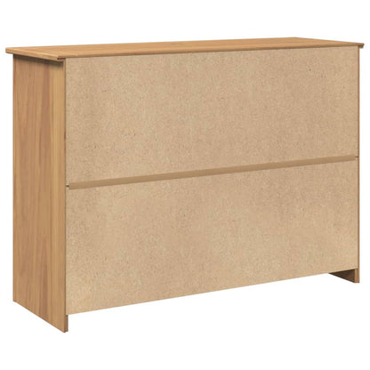Aparador Con Cajones Panama Madera Maciza Pino 112x40x80 Cm / Vetonek_2