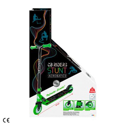 Patinete 2 Ruedas Acrobático Verde Cb Riders_3