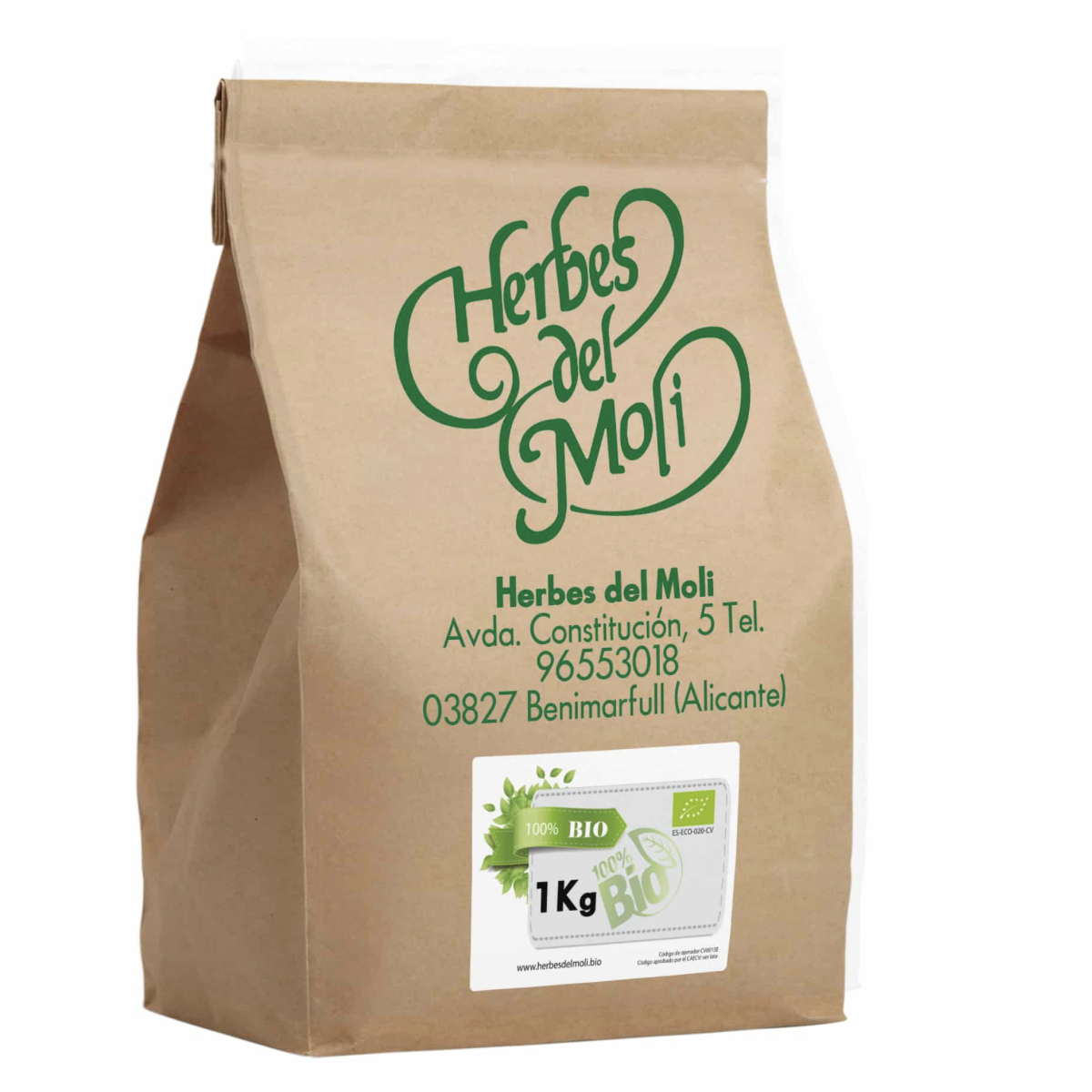 Fumaria Corte Planta Eco Ervas del Molí 1 Kg