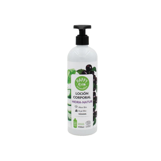 HappyBio Loção Corporal Hydra-natur Aloé e Açaí 450 ml
