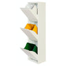 Armário de reciclagem metálico PAT 3 Branco