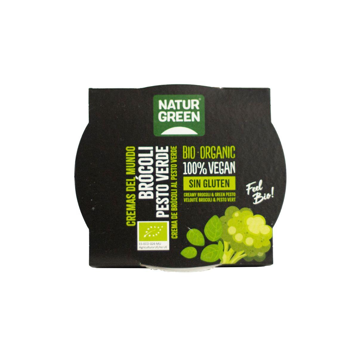 Creme de brócolos com pesto verde Naturgreen, 310 g