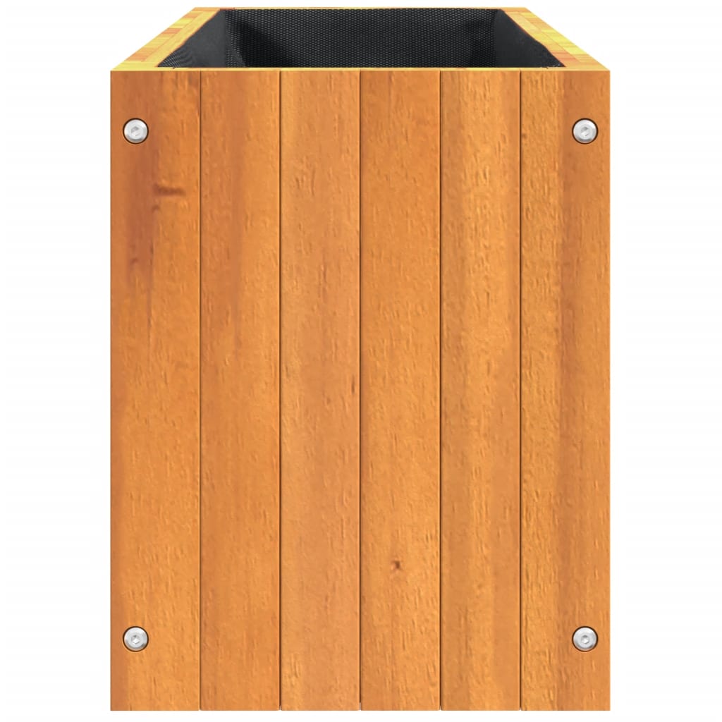 Jardinera De Madera Maciza De Acacia 59x27,5x35 Cm_5