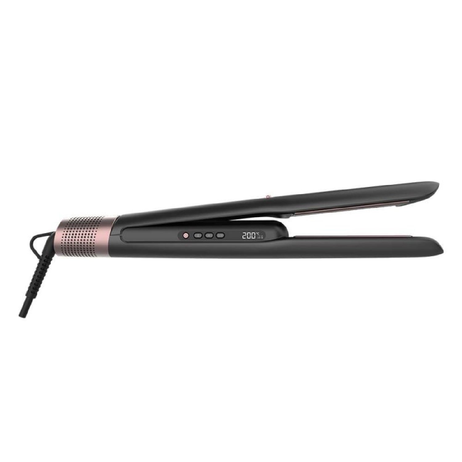 Cecotec Plancha De Pelo Con Aire Air Lisse Black. 600w, Protege El Cabello, Tecnología Iónica, Keratina Y Aceite De Argá_1
