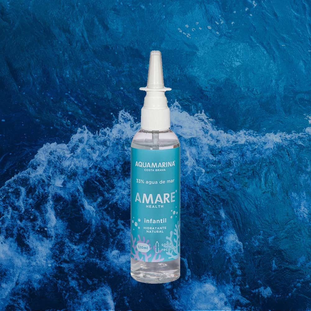 Nebulizador para adultos 50% Agua de Mar 50% Agua Mineral Aquamarina 150 ml