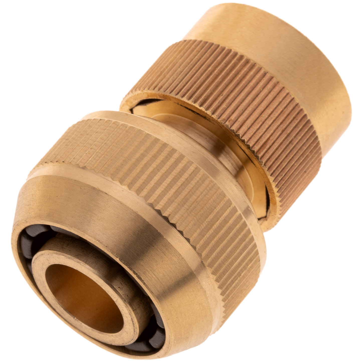 Enlace Rápido Doble De 19 Mm De Latón Zincado Para Instalación De Programador De Riego_0