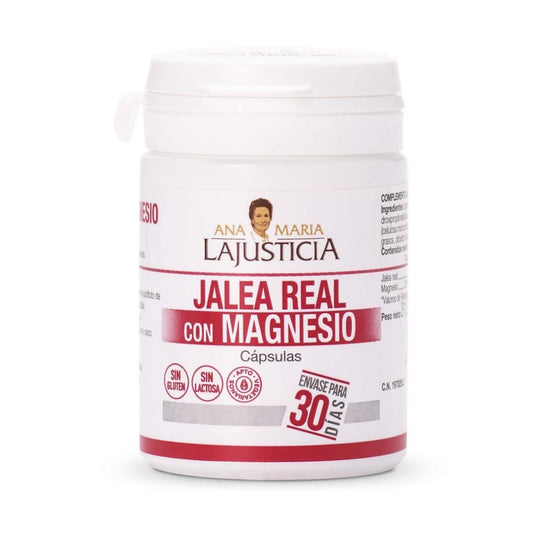 GELÉIA REAL COM MAGNÉSIO Ana Maria LaJusticia 60 Cápsulas