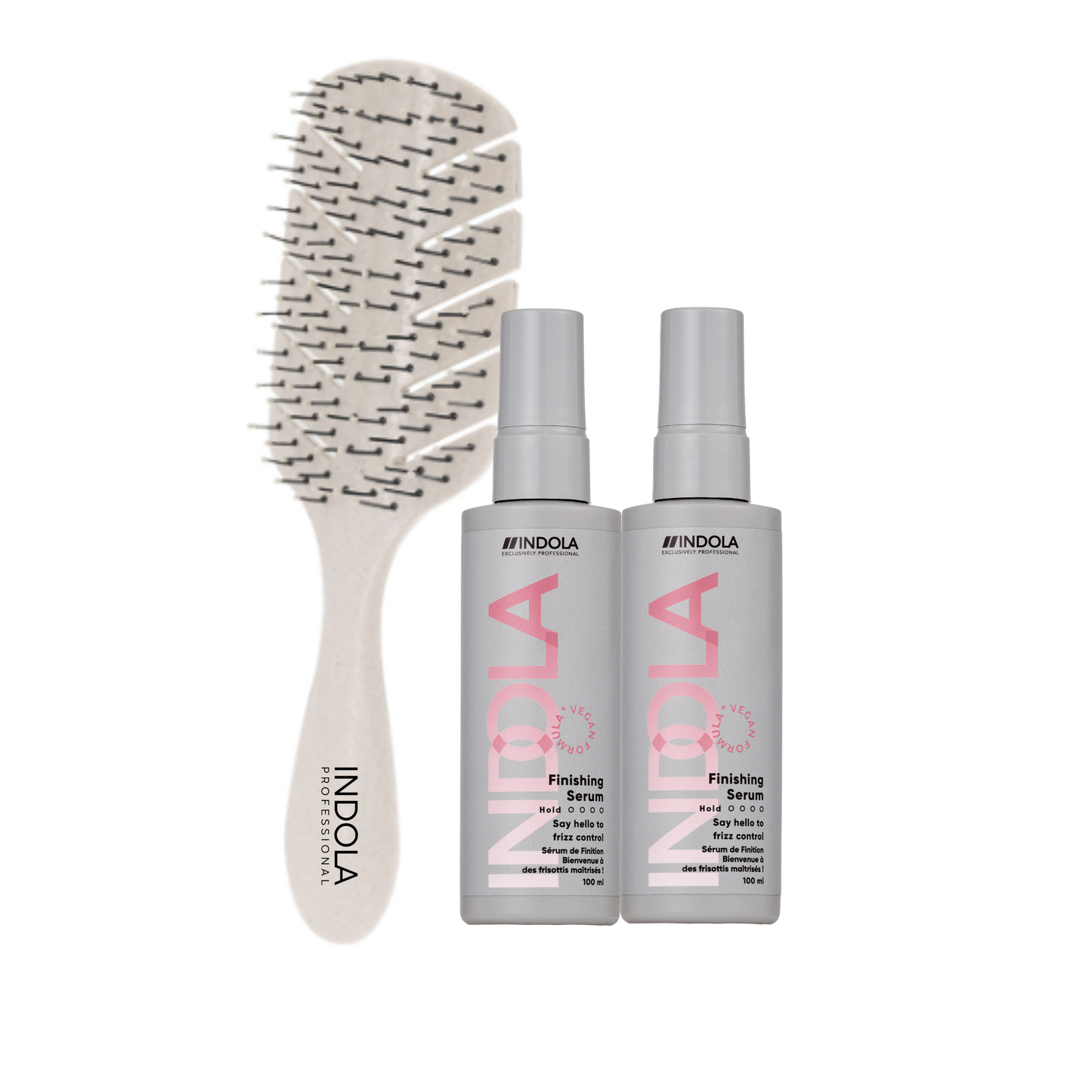 Indola Sérum Alisador Pack 2 X 100 Ml + Peine Regalo | Anti Frizz_0