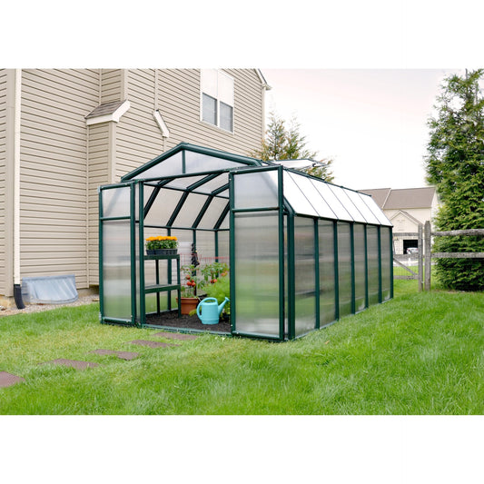 Estufa Hobby Gardener 391x266 cm Canopia Verde de Camada Dupla da Palram 