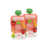 Embalagem de 2 saquetas Smileat ECO morango e banana, 100 g