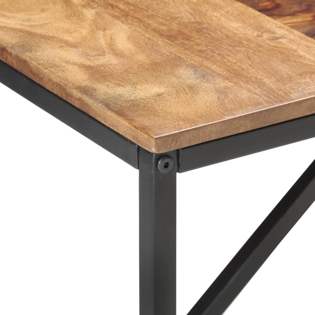 Mesa De Comedor Madera Maciza 180x90x76 Cm_3