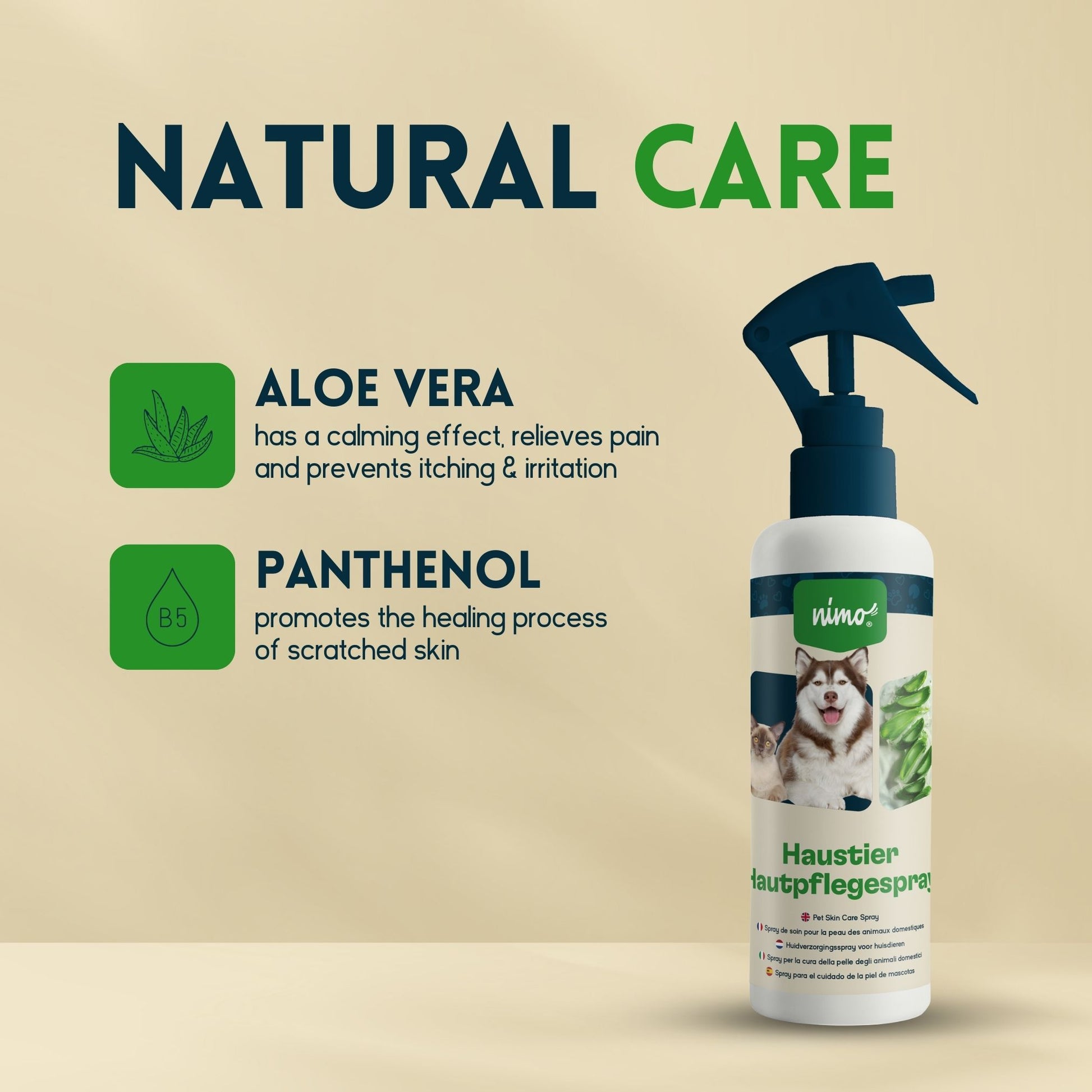 Spray Para El Cuidado De La Piel Para Mascotas - Nimo - 500 Ml_4