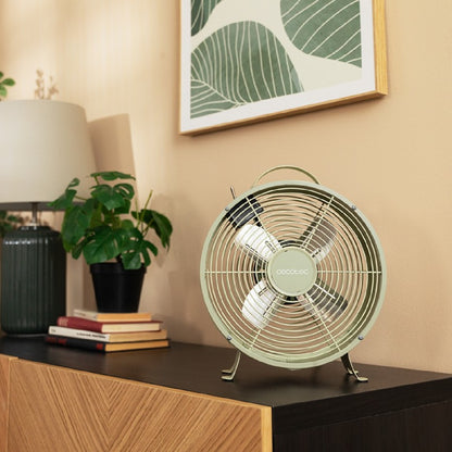 Cecotec Ventilador De Sobremesa Energysilence 400 Retrodesk Green Cecotec_4