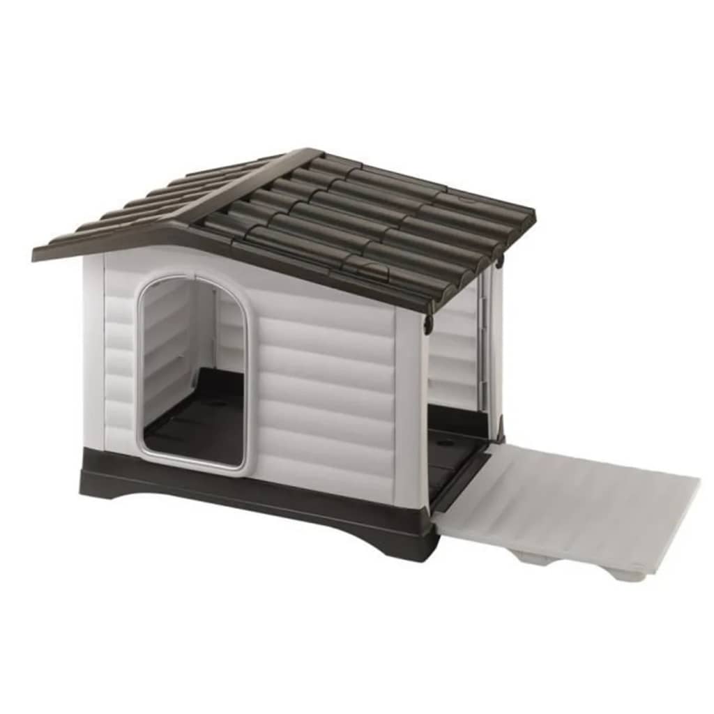 Ferplast Caseta Para Perros Villa 90 Gris 88x72x65 Cm 87255099_1