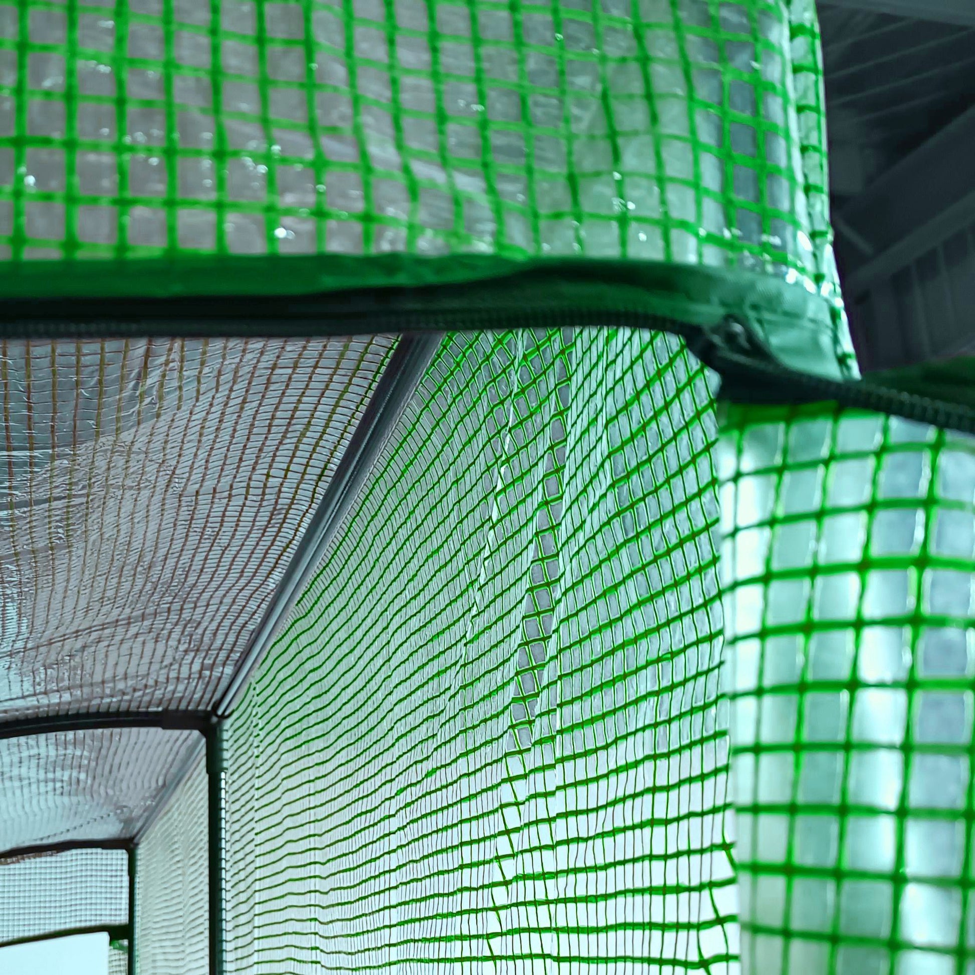Outsunny Invernadero Pequeño Con Estantes De 3 Niveles 200x100x215 Cm Verde_3