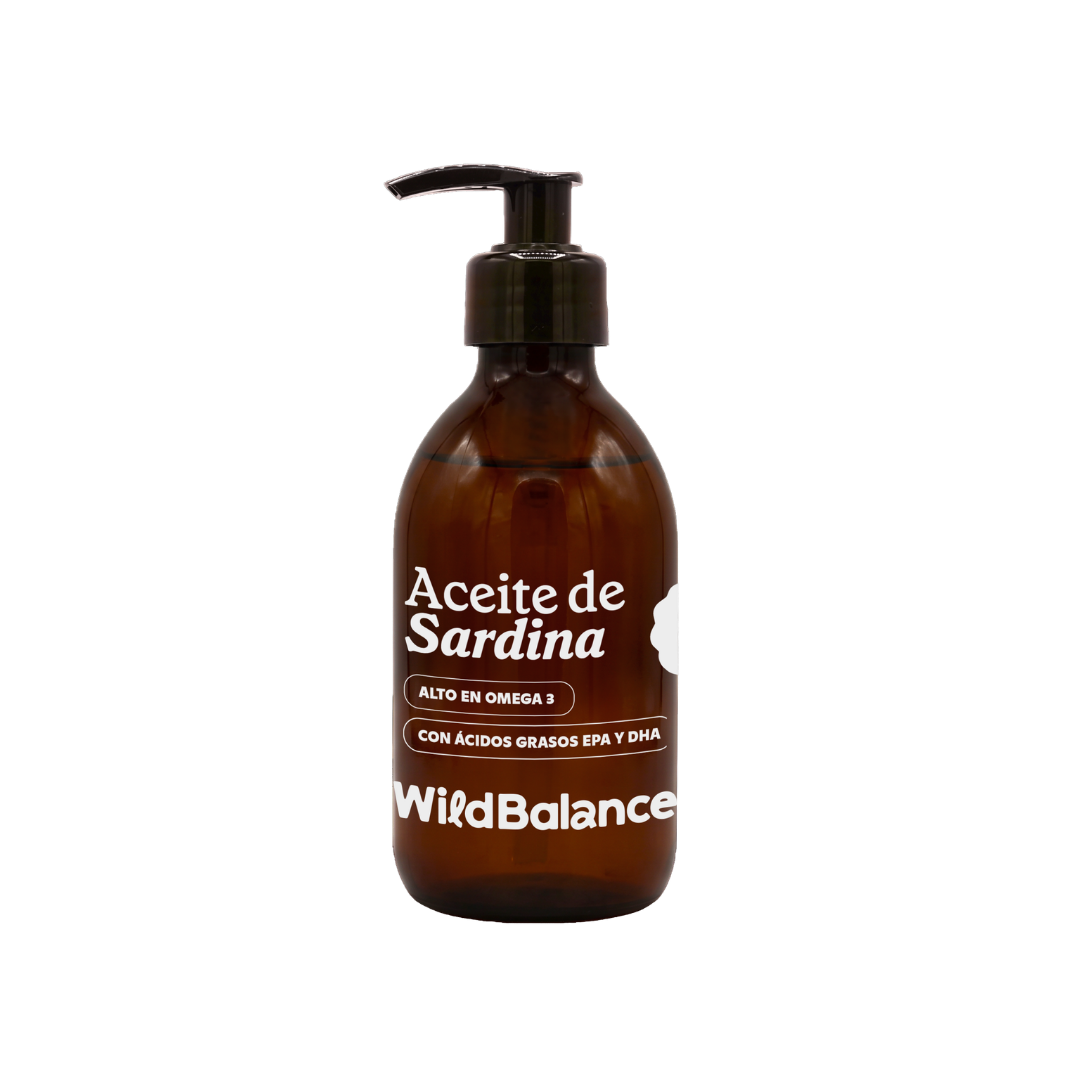 Óleo de sardinha natural Wild Balance 250 ml