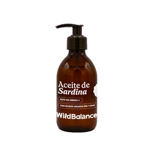 Óleo de sardinha natural Wild Balance 250 ml